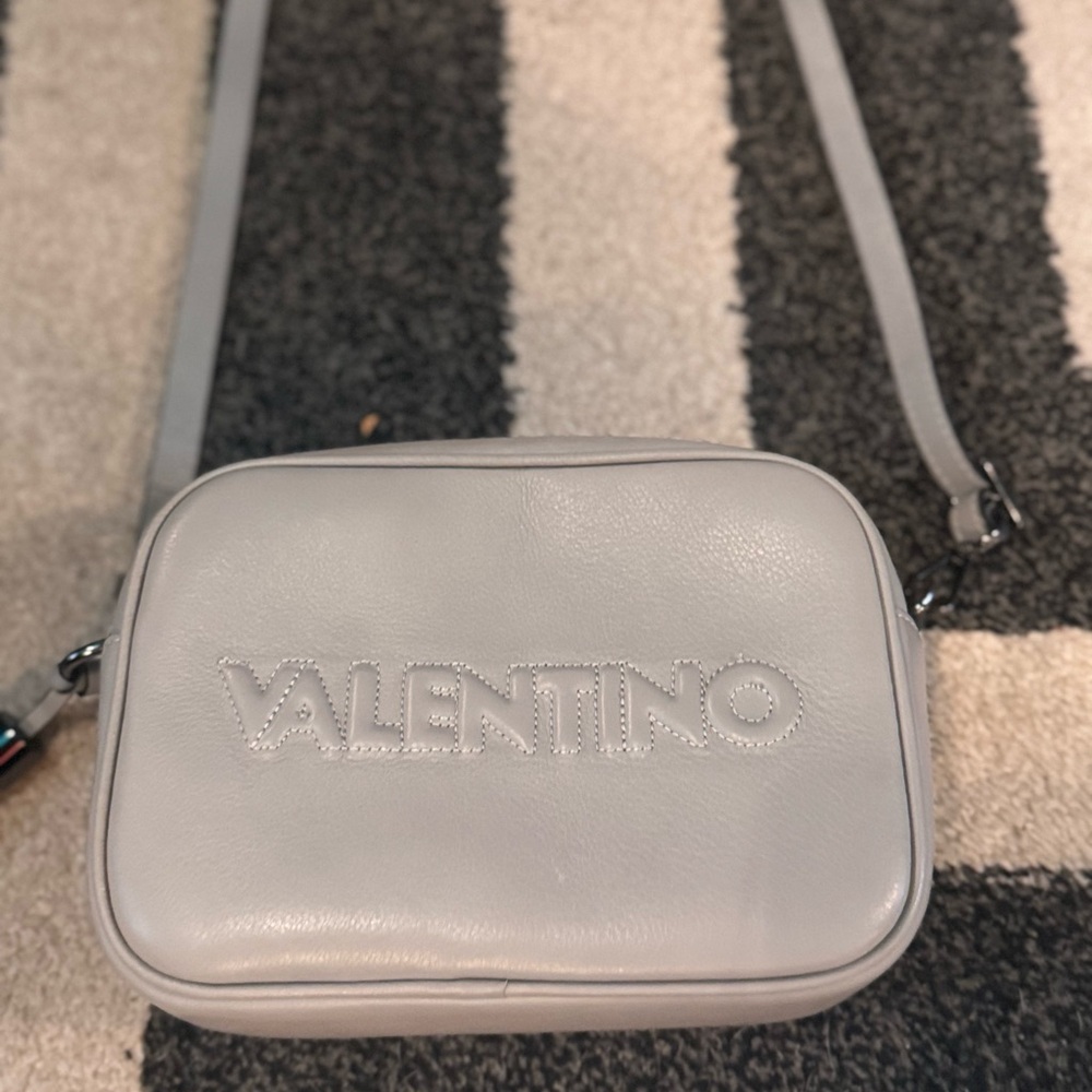 Valentino Dove Grey Crossbody Handbag - Picture 8 of 9